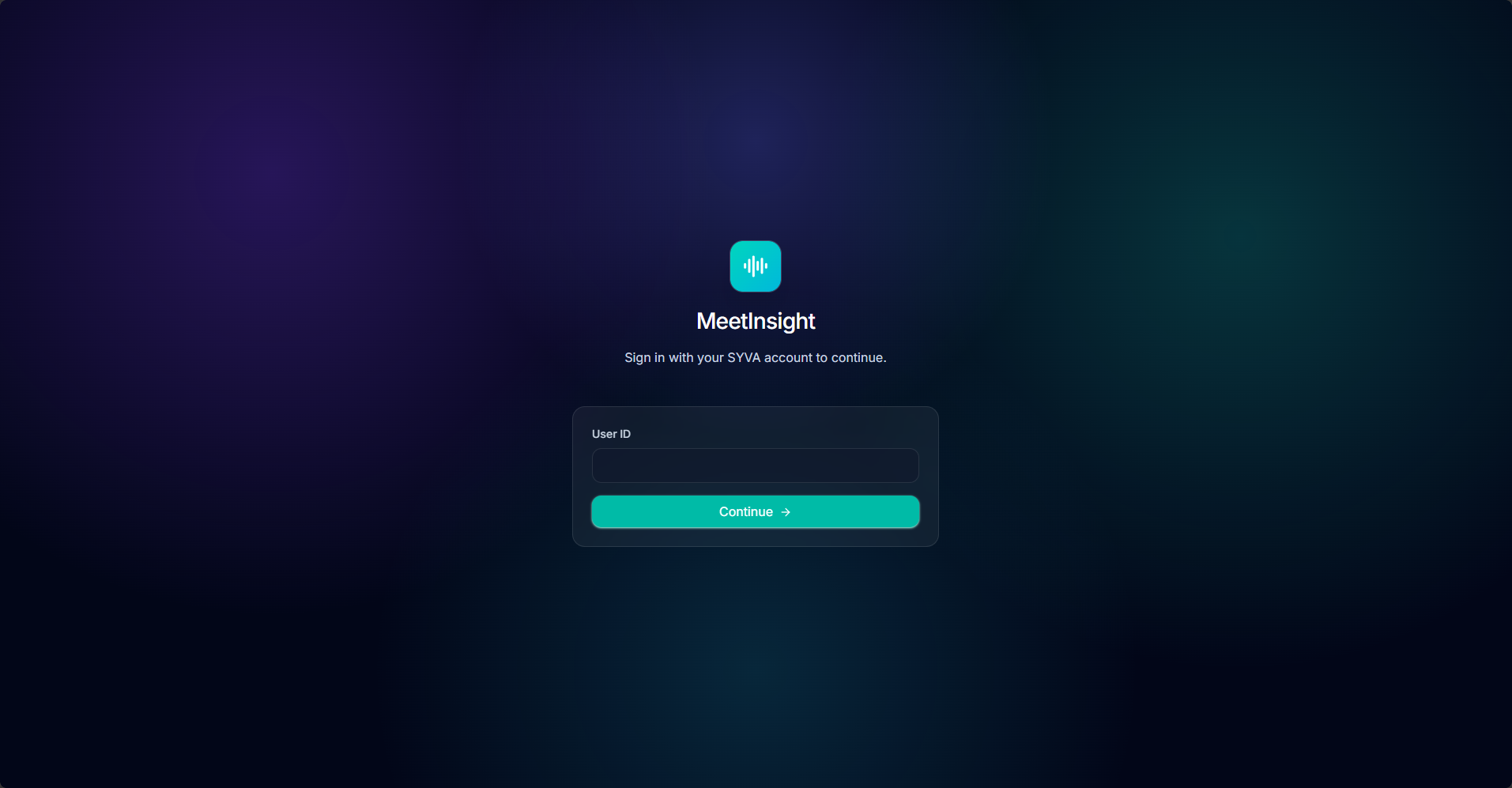 MeetInsight — Sign in